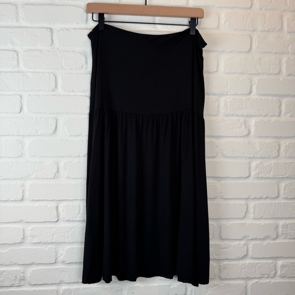 The Frock NYC Black The Band Skirt Tshirt casual everyday skirt XL